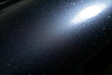 Car paint with swirl marks before ceramic coating